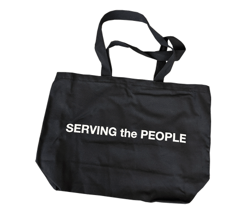 Serving the People Tote (Black)